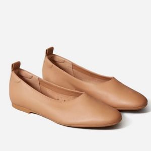 Everlane Day Glove Italian Leather Ballet Flat Shoes